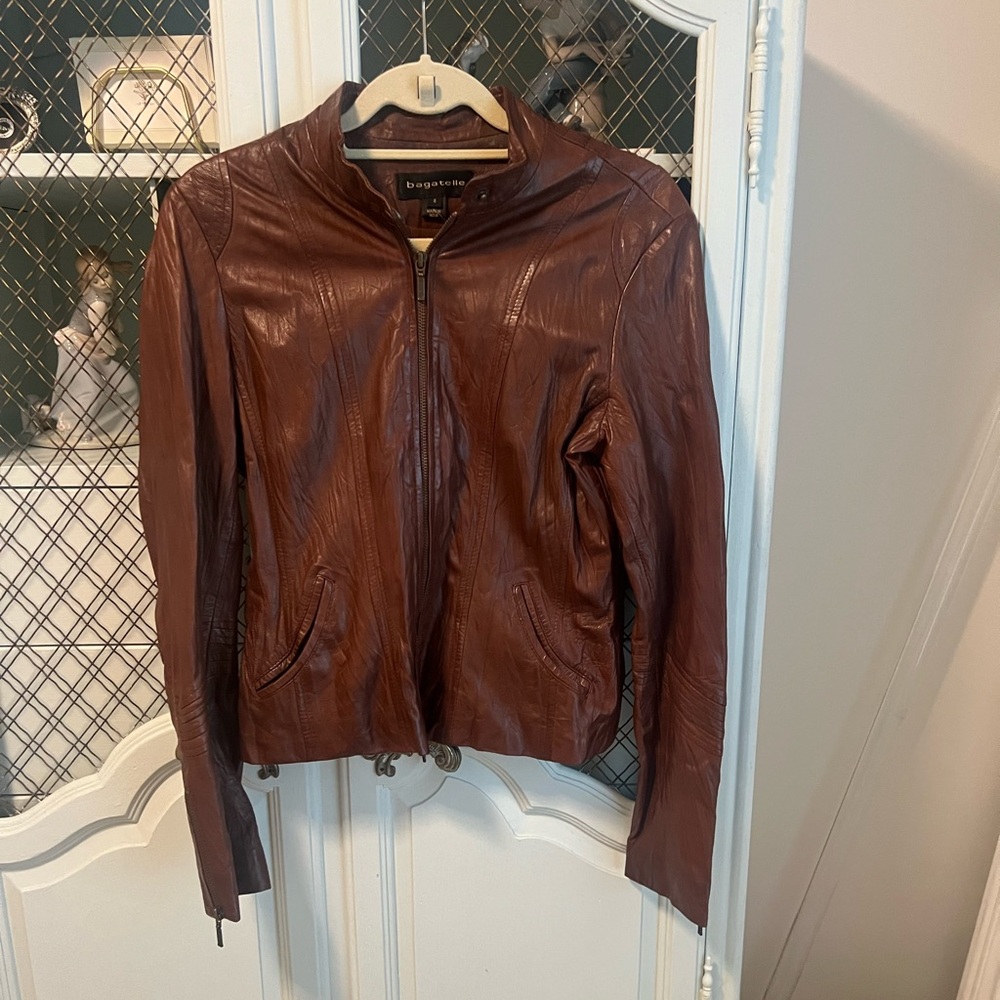 Bagatelle Rich Brown Leather Jacket